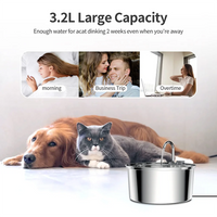PetPure™ Stainless Steel Water FountainTM